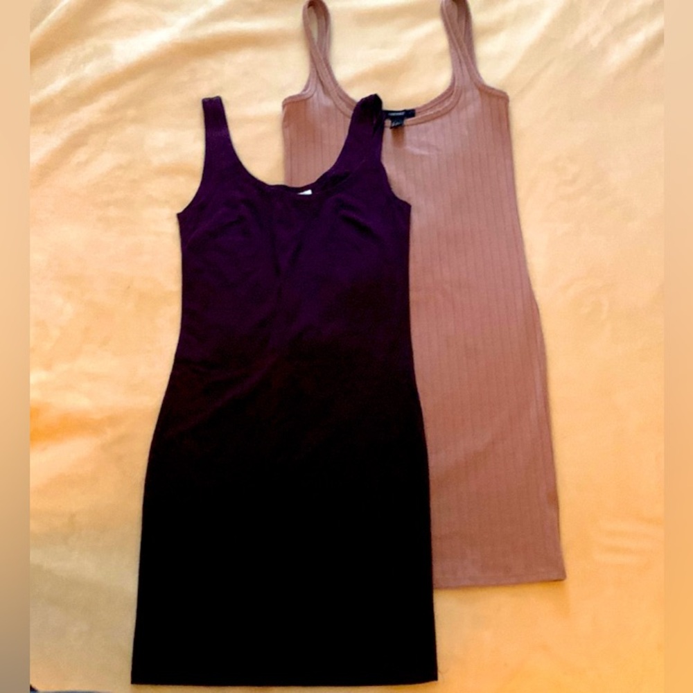 H&M and Forever21 bodycon dresses